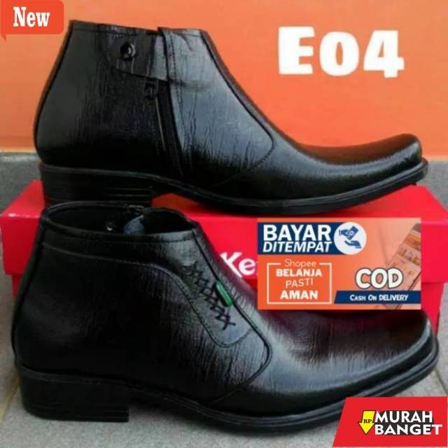 Sepatu kerja pria yg terbaru dan viral- COD Sepatu Pantopel Kulit Sapi Asli Garut LODAYA untuk Kerja