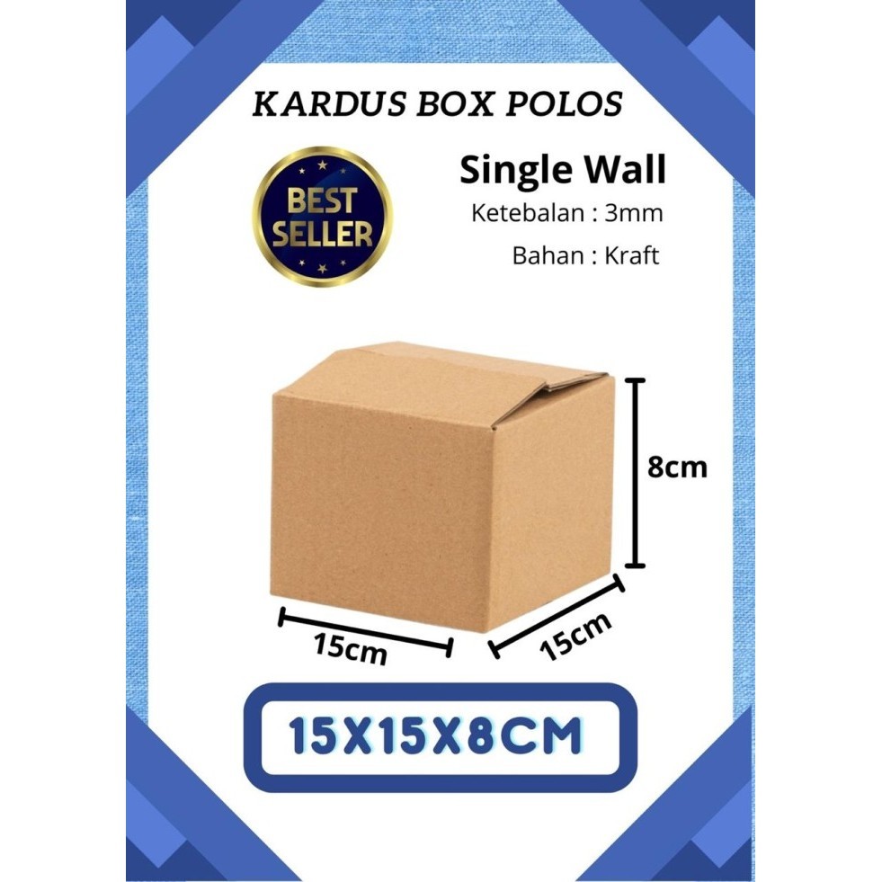 

Kardus Karton Box uk 15x15x8 cm