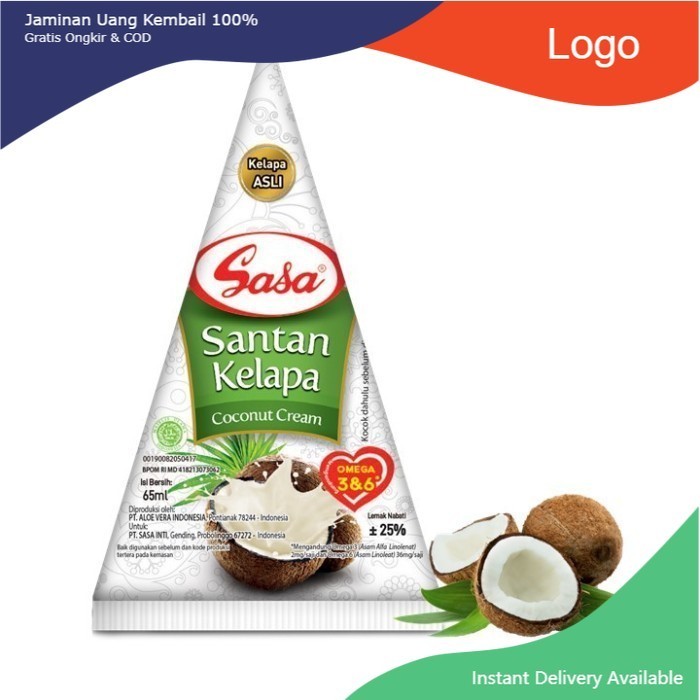 

SASA SANTAN CAIR 65ml / Santan Cair