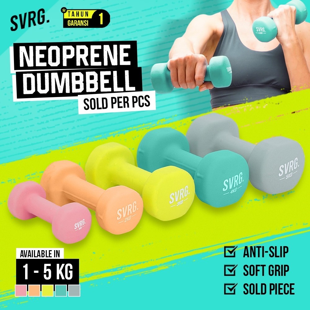 The Republic of Svarga Neoprene Dumbbell Svarga | 3KG | Dumbell Gym & Fitness