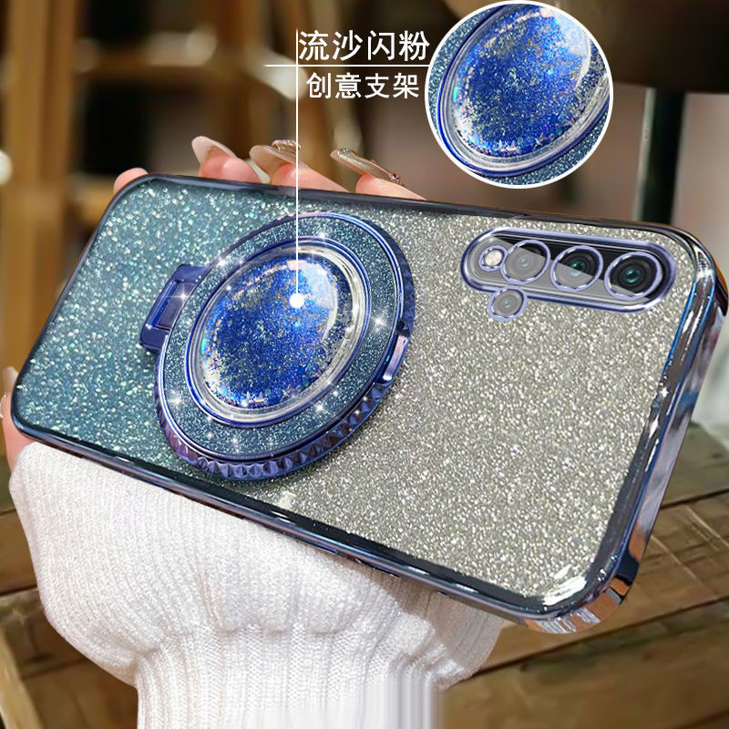 For Huawei Nova 5T Nova 4 Nova 4e Nova 3 Nova 3i case Casing Telepon Dudukan Jam Pasir Cair Quicksan