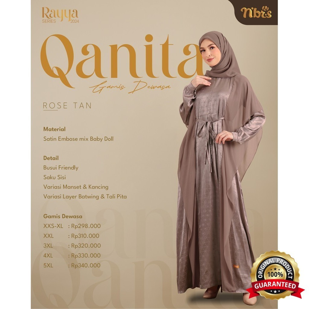 SabilaMall - Sarimbit Nibras Qanita Gamis