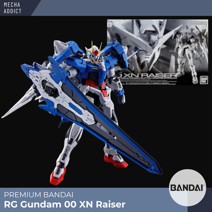 RG Gundam 00 Double OO XN Raiser P Bandai Original