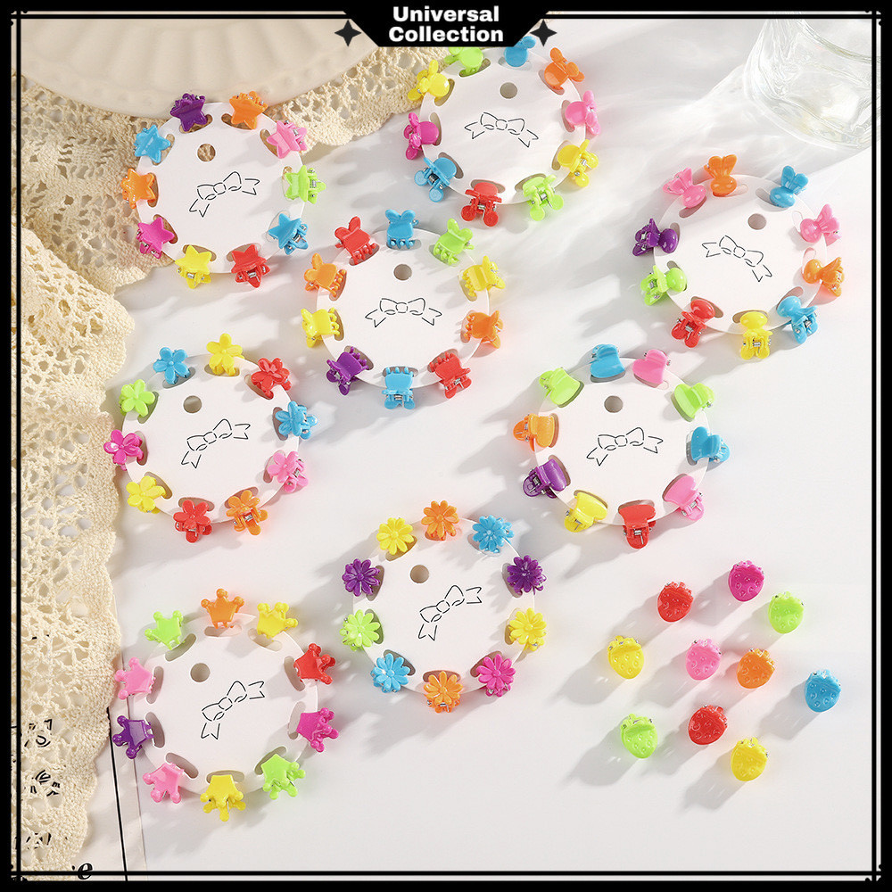10PCS / SET JEPITAN RAMBUT ANAK MINI KOREA GLOSSY / AKSESORIS RAMBUT ANAK CUTE / JEDAI PONY BABY