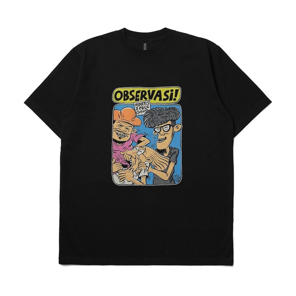 【COD】 NEW T-shirt Band Mice Cartoon x Ngobryls KAOS