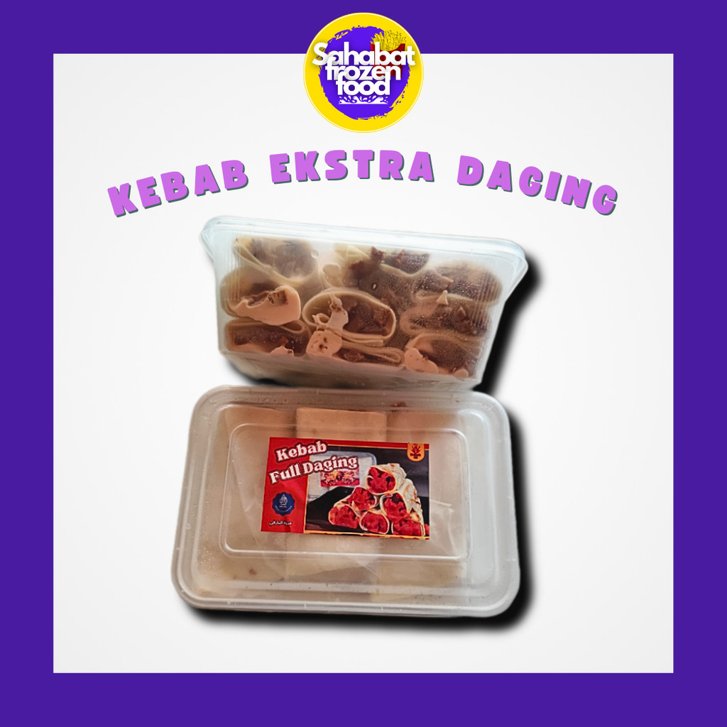 

Kebab Mini Ekstra Daging Frozen Box isi 10pcs
