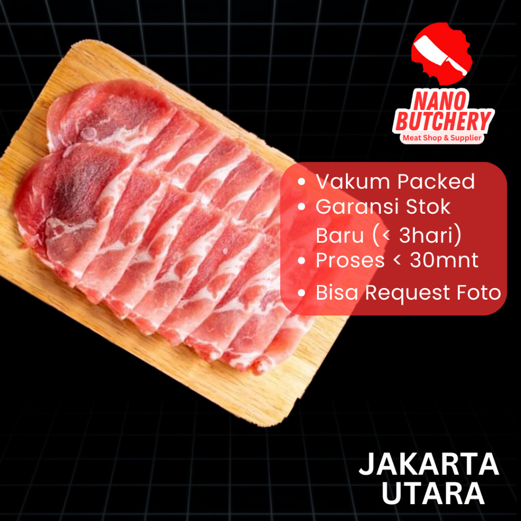 

Daging Kapsim Babi Slice (per 500gr)