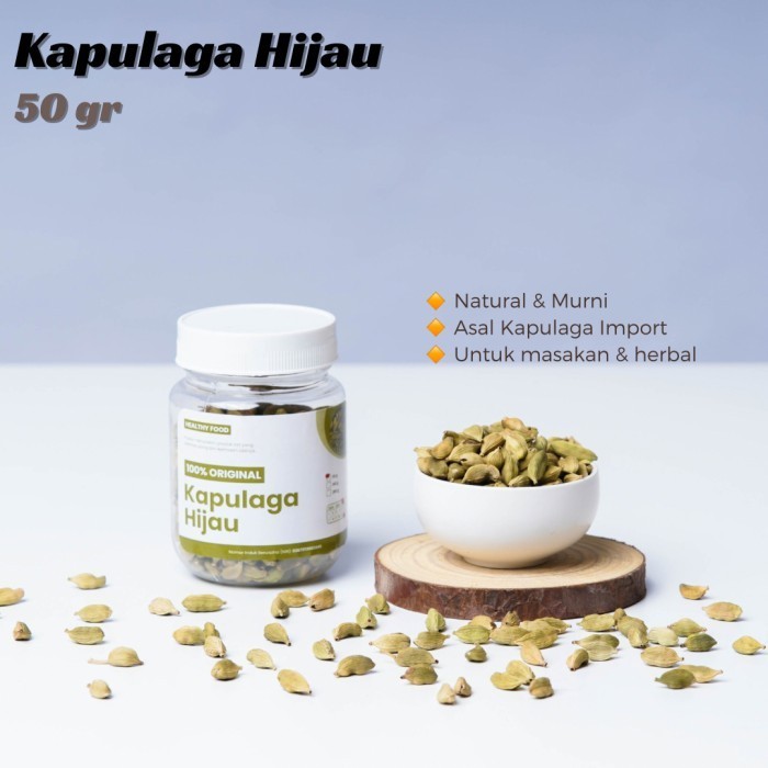 

TERJUAL Rempah Biji Kapulaga Saudi Kapolaga Arab 50gr