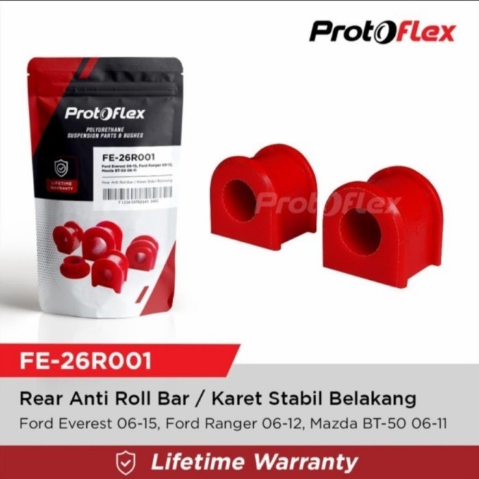 Protoflex Original Bushing Karet Stabil Belakang Mazda BT50 BT-50 Asli