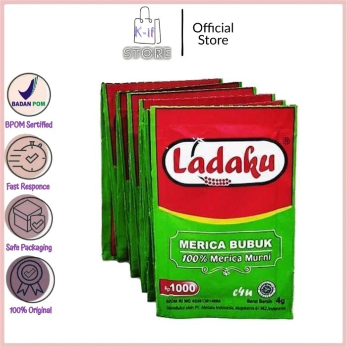 

[K-ifstore] Ladaku Merica Bubuk Renceng Isi 12 Sachet