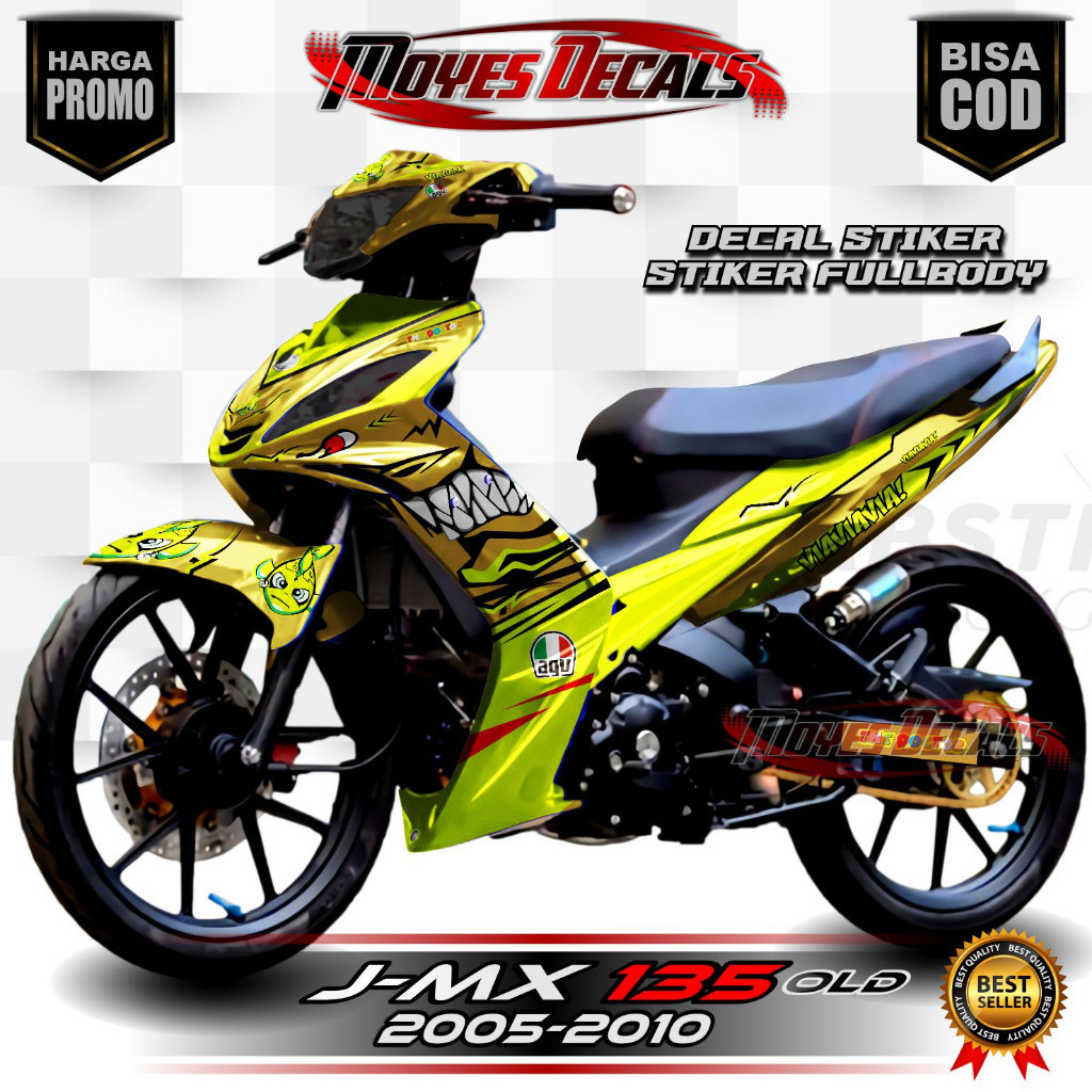 Decal Jupiter MX Old - Stiker MX Old - Dekal MX Old Full Body - Striping Jupiter MX Old Variasi - De