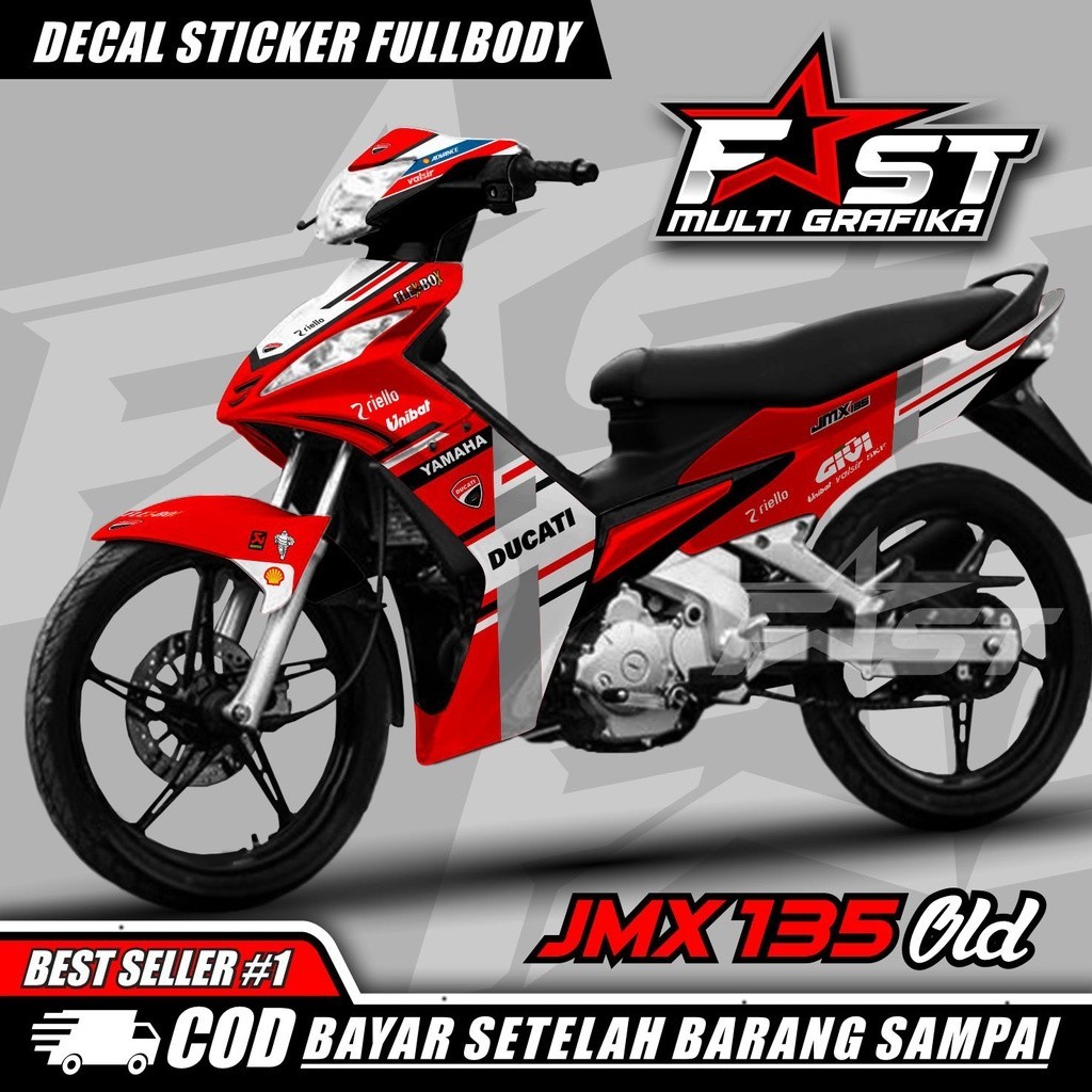 BISA COD Decal Sticker Striping Variasi Jupiter Mx Old - Stiker Jupiter Mx Lama - Jupiter Mx Old -Mo