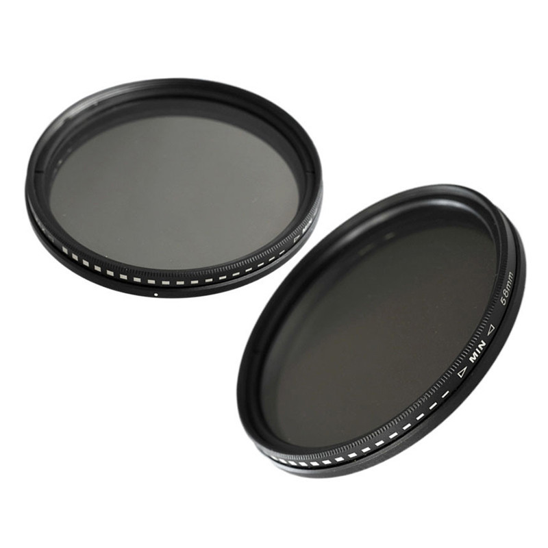 ND Filter Neutral Density ND2 ND4 ND8 Filtors 49MM 52MM 55MM 58MM 62MM 67MM 72MM 77MM Photography fo