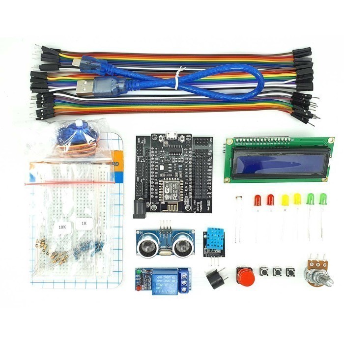 Paket Starter kit IoT ESP8266 Nodemcu Starter Kit IoT Belajar Internet Of Things