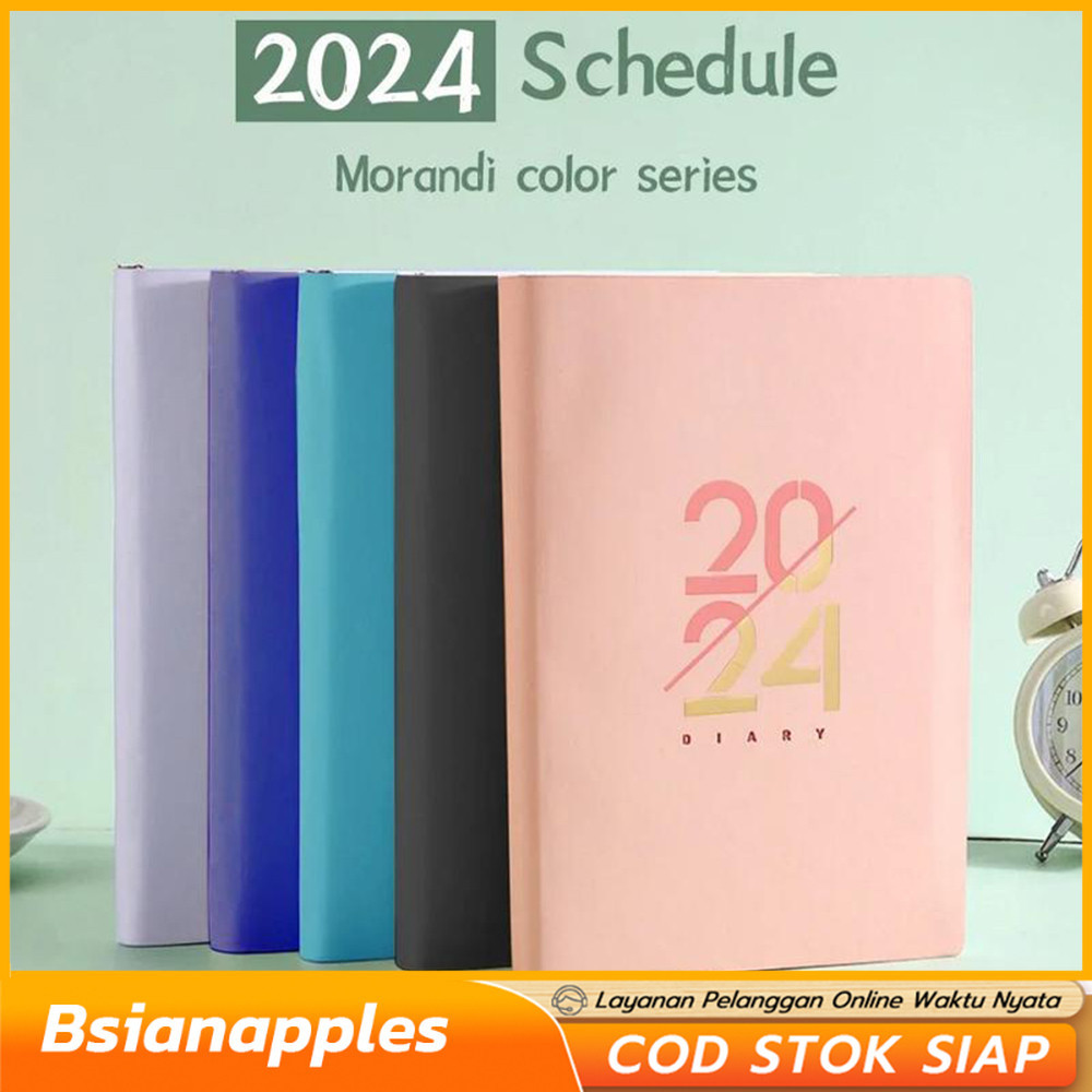 

Agenda 2024 Planner Notebook 156 Pages A5 Diary Journal Notebook School Stationary Journaling Office Accessories Supplies
