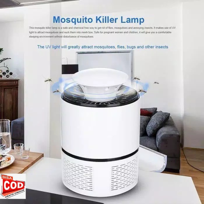 Perangkap nyamuk elektrik sinar UV Perangkap- Pengusir Nyamuk / Jebakan Nyamuk Elektrik Lampu UV