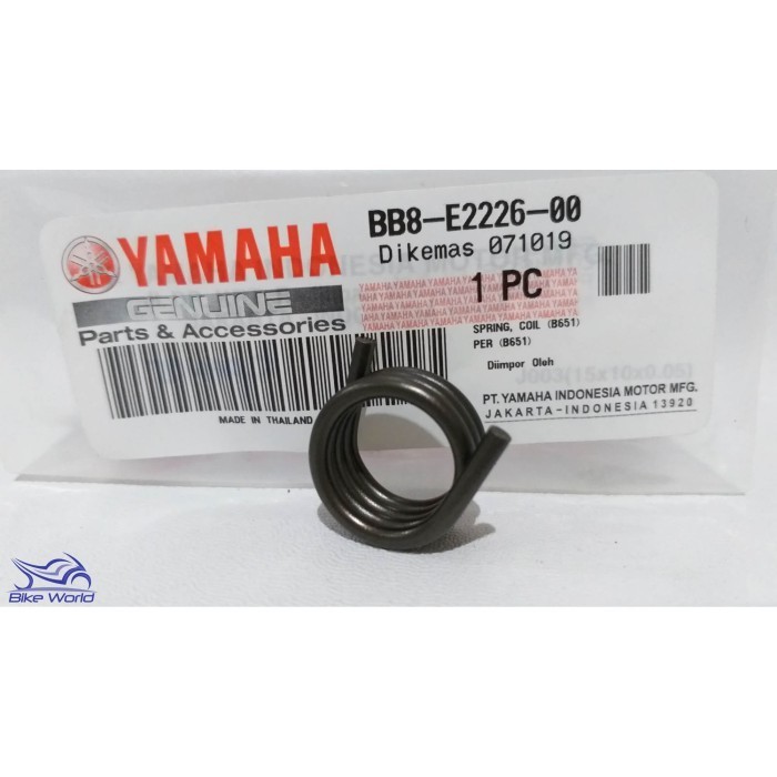 TK99 Spring Coil Pelatuk Aerox, NMax BB8-E2226-00 Yamaha Genuine Parts