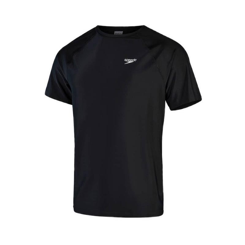 [trendy] Speedo Essential Men Short Sleeve Swim Tee - Black T-Shirtunisex cotton kaos pria T-shirt w