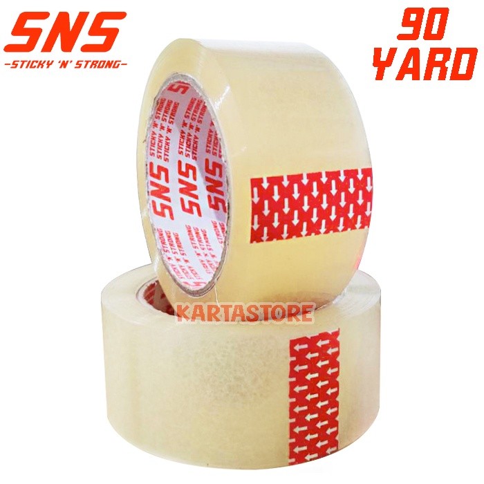 

LAKBAN BENING COKLAT 90 YARD x 45 MM SNS KUALITAS DAIMARU