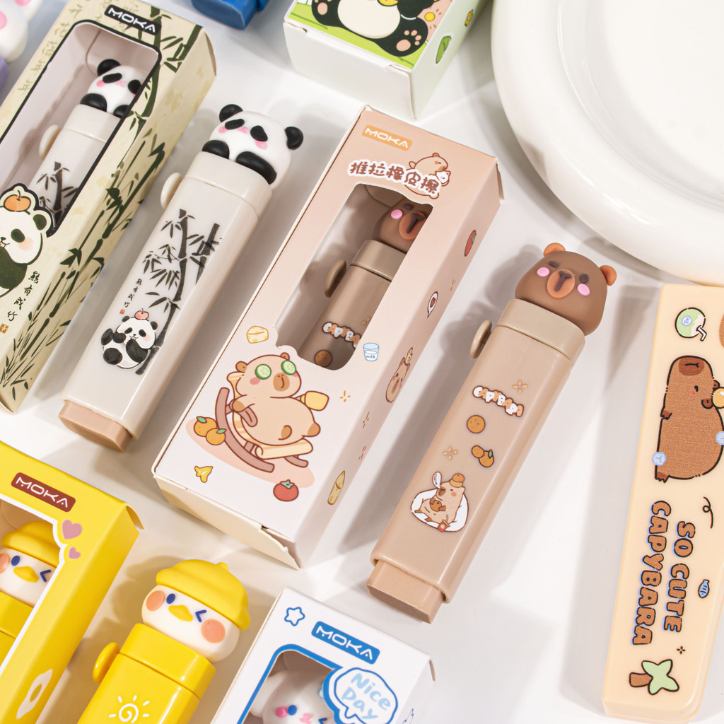 

✨AWC✨ PENGHAPUS PENSIL KARET ELASTIS MEKANIK KARAKTER KARTUN 3D KAWAII