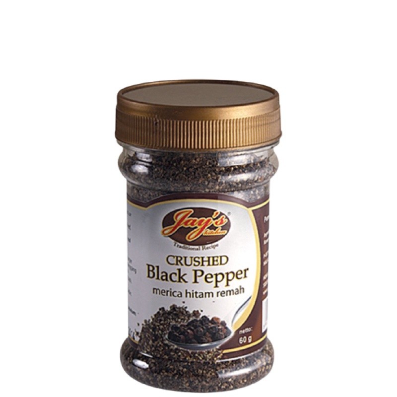 

Jay's Crushed Black Pepper (Merica Hitam Remah) 60 gr