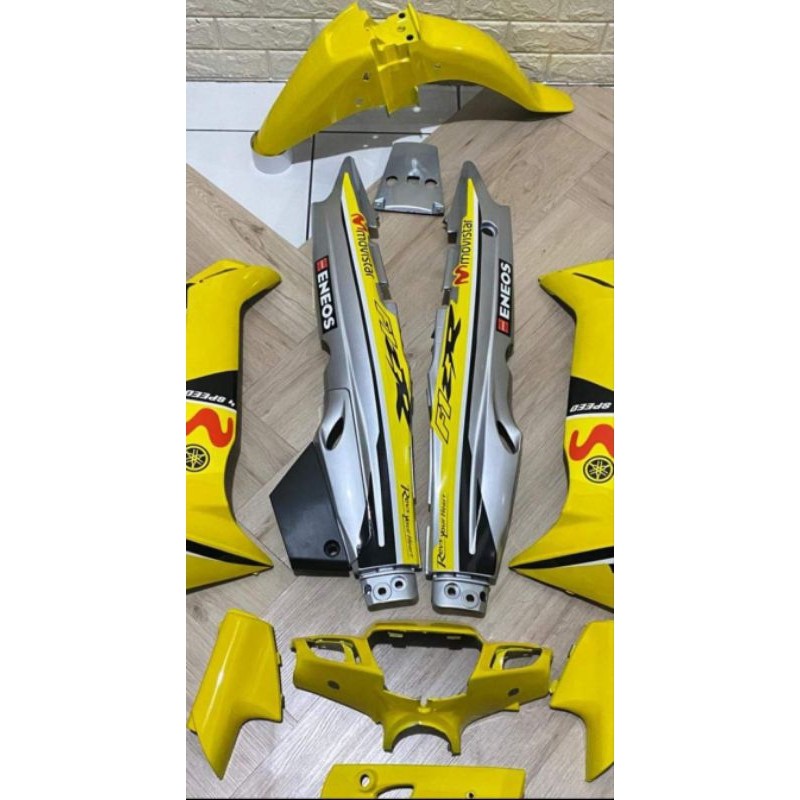 Full set Body Fizr kuning silver Movistar