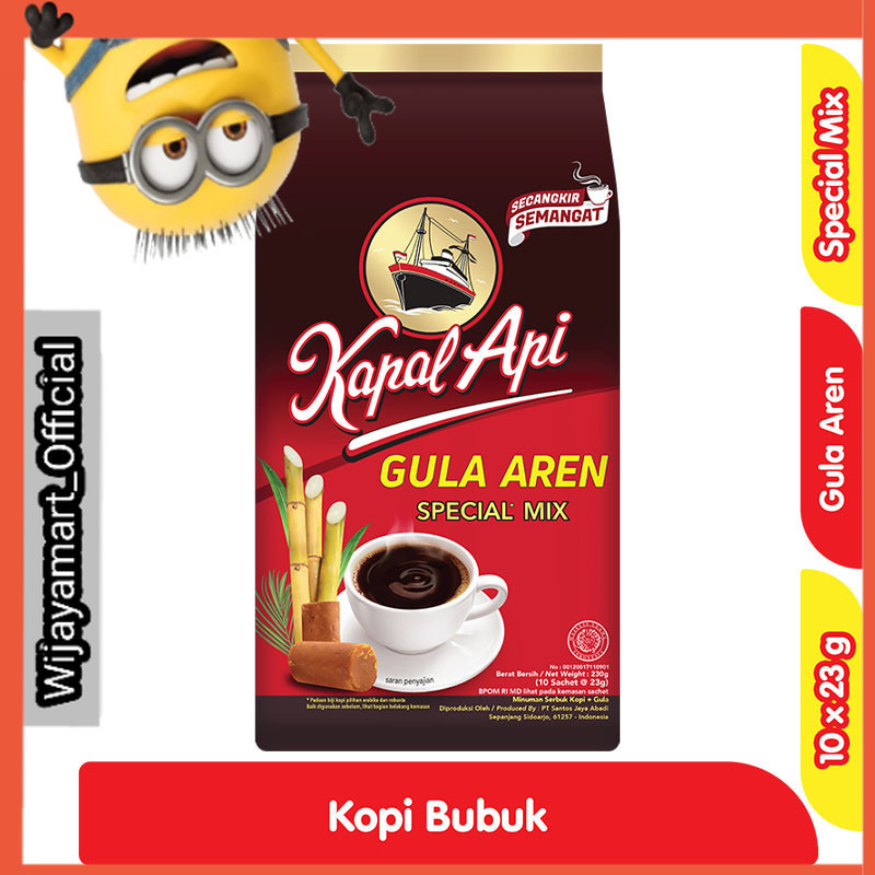 

Kapal Api Kopi Gula Aren 10 x 23 g