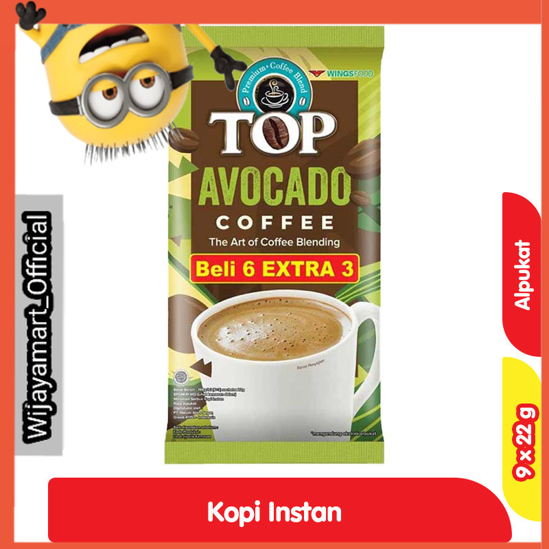 

TOP Coffee Kopi Alpukat Sachet 9 x 22 g