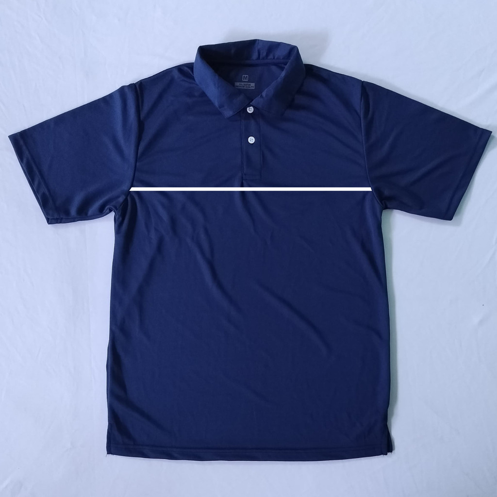 Atasan baju kerah pria jumbo Kaos Atasan Polos Olahraga Badminton Golf PL014