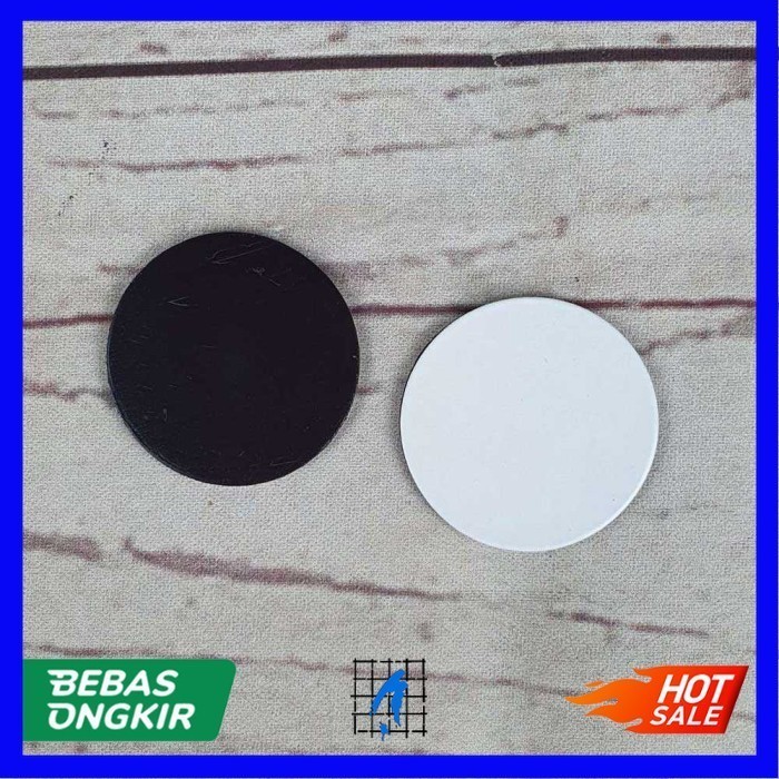Stiker Magnet Tape 3M Model Bulat 30mm 10 PCS