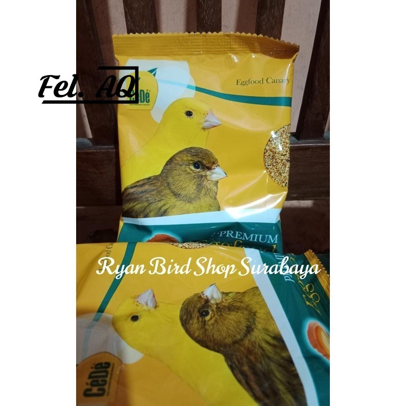 CEDE PREMIUM EGGFOOD KENARI VERSELE LAGA 200g+25g EXTRA FOODING KENARI PAKAN IMPORT BERKUALITAS MURA