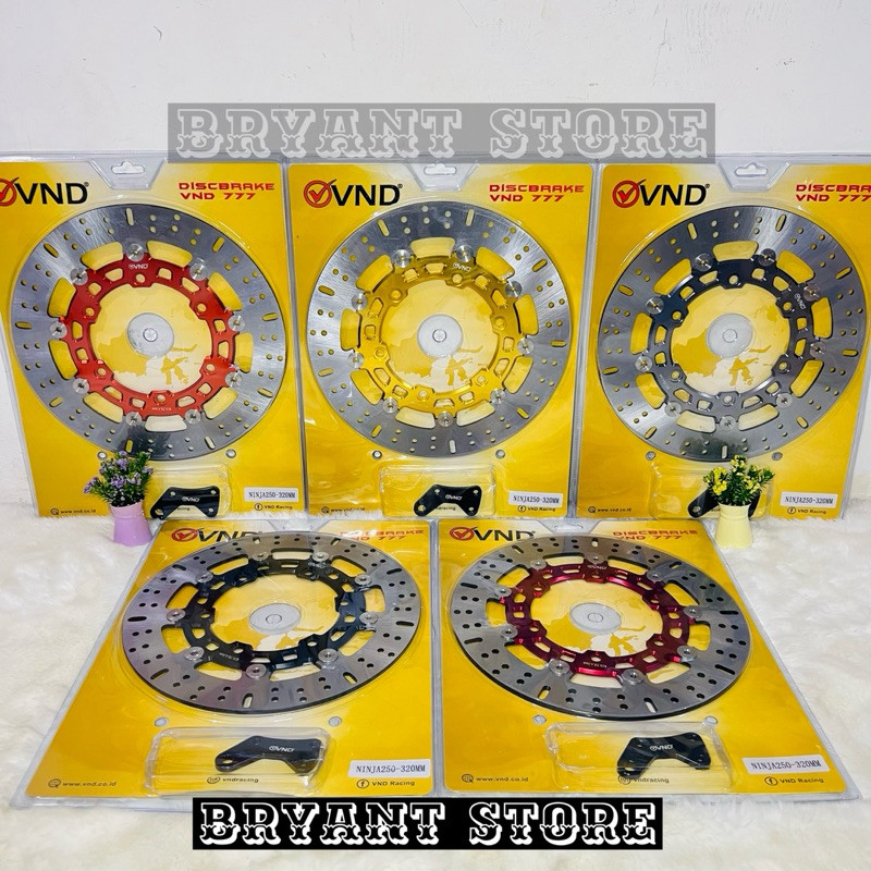 PIRINGAN DEPAN CAKRAM VND 777 320MM NINJA RR NINJA 250 KARBU NINJA 150 RR CNC FLOATING BRAKE DISK DI