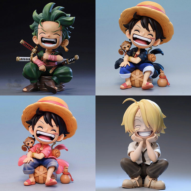 One Piece Action Figure Koleksi Resin Lufyy Pajangan