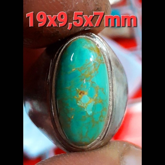 Pirus Persia Neyshabur Hijau tosca urat emas HQ