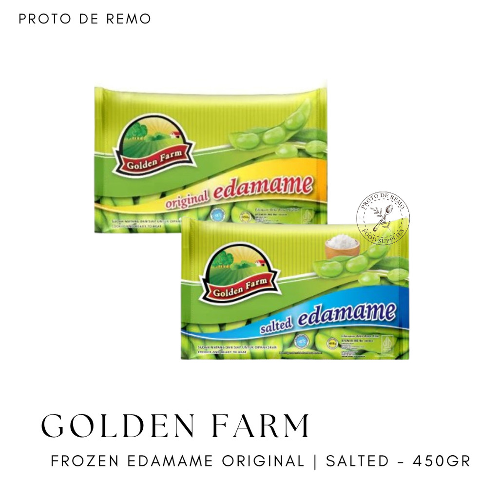 

Golden Farm Edamame Frozen Peeled Original | Salted - 450GR