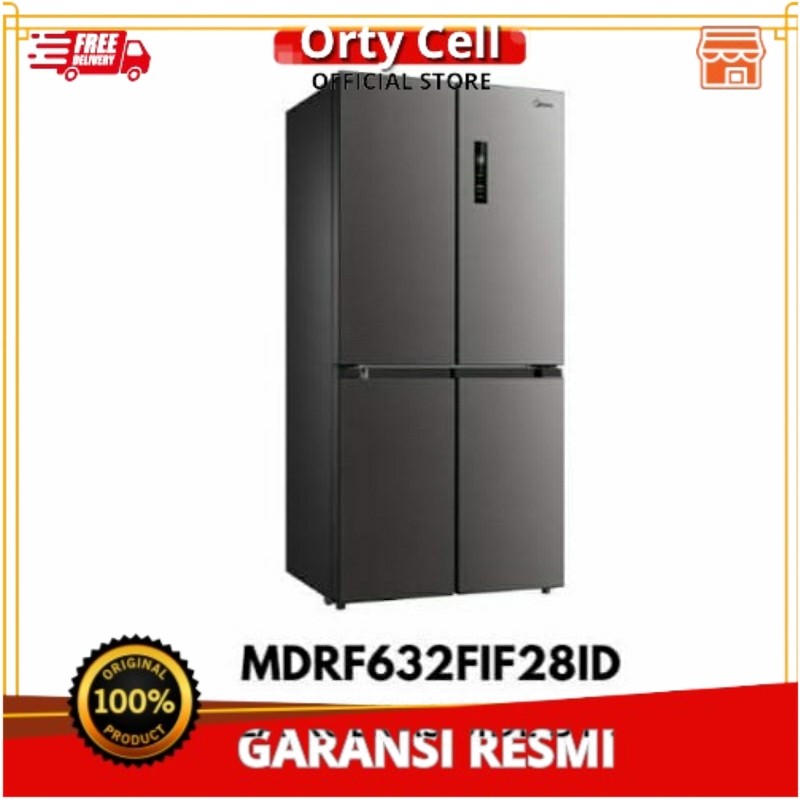 Kulkas Multidoor (4 pintu) Midea Inverter MDRF632FIF28ID Garansi Resmi Lampung