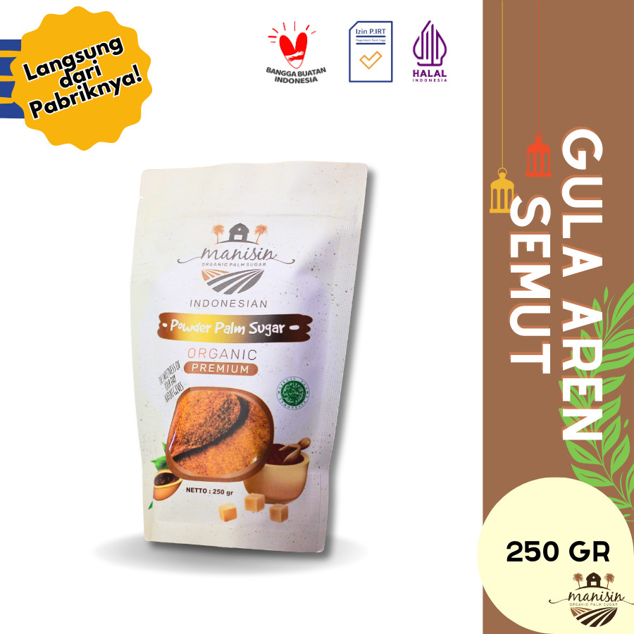 

PREMIUM Gula Aren Bubuk / Gula Semut Premium 250 gr / Gula Aren Powder 250 Gram Premium GRADE A