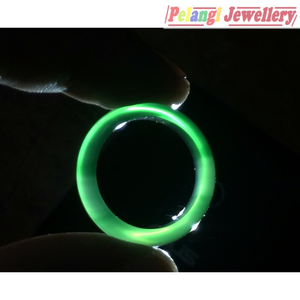 Cincin Batu Akik Topaz Hijau HQ