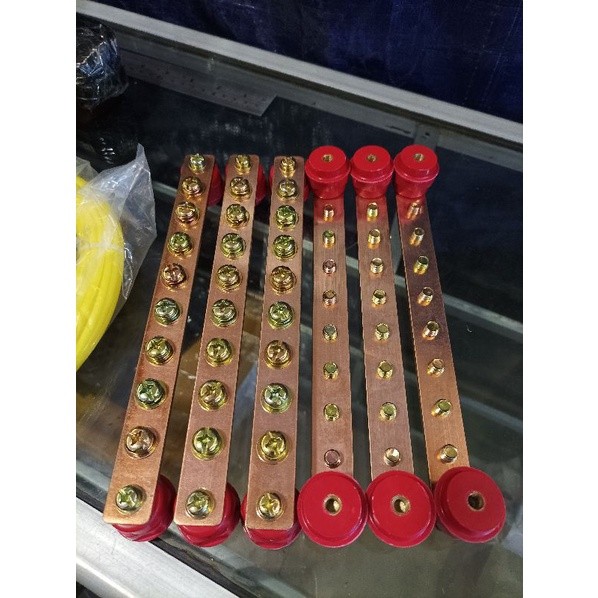 busbar tembaga 3mm - plat busbar tembaga 3mm - tembaga murni - tembaga grounding listrik / busbar cu