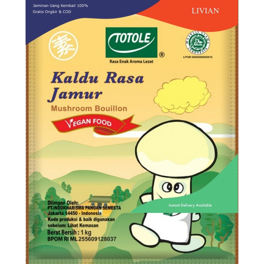 

lv Kaldu Jamur Totole 1Kg