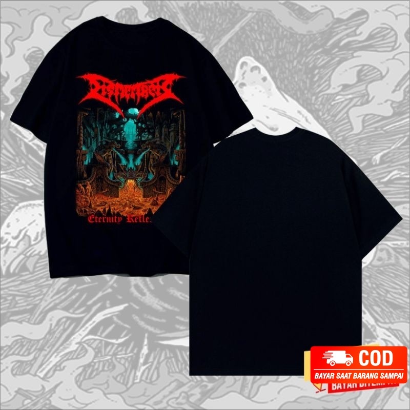 kaos pendek pria band metal luar original distro - kaos lengan pendek band METAL underground luar di
