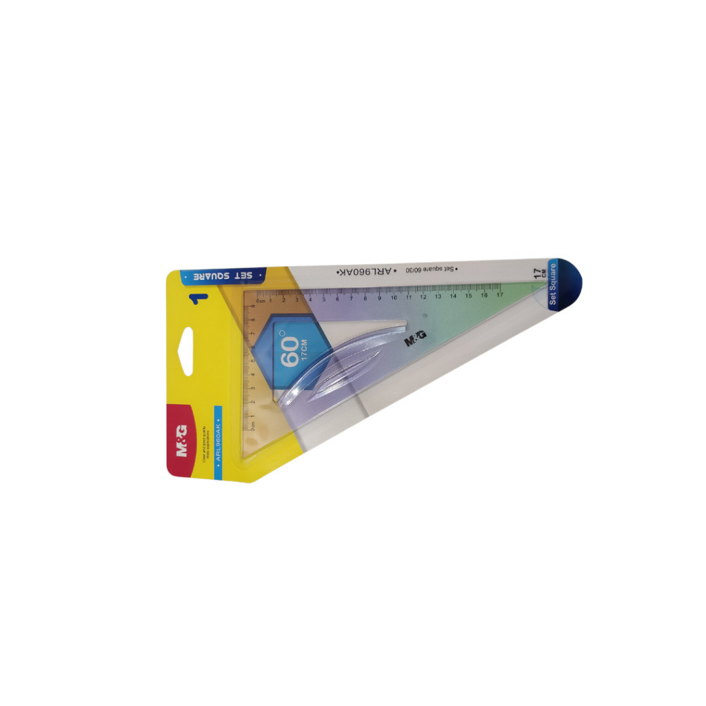 

Penggaris Bening M&G Geometry Gradasi Warna 17 cm 60 Derajat #ARL960AK - SHAGB