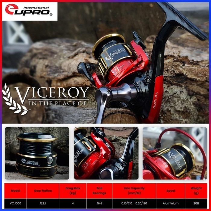EUPRO VICEROY 1000 UL PWR HANDLE - DOUBLE SPOOL | REEL UL | REEL SPIN