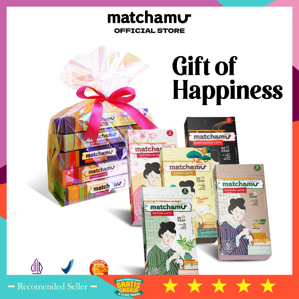 

Cocok buat pacar kado istri suami hampers murah natal / Matchamu Gift of Happiness