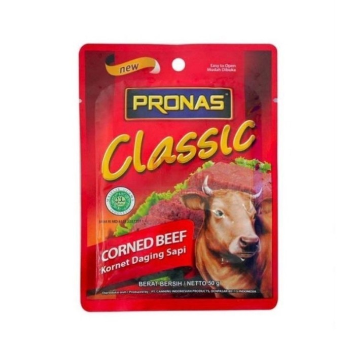 

Pronas kornet classic sapi 50gr sachet - Original