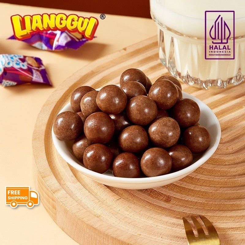 

[Makanan ringan cokelat][Mendukung COD] Lianggui Halal Crunchy Milk Choco Coklat Yang Crunchy Dengan Rasa Susu Cocok Untuk Cemilan Anak Anak Dan Keluarga Coklat Viral