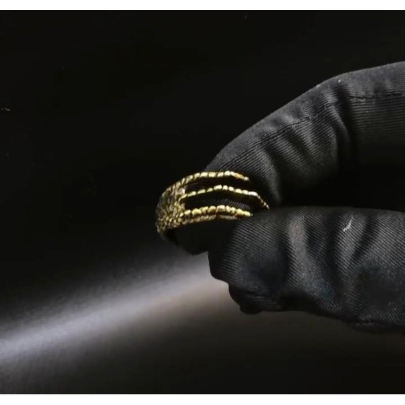 Yellow Claw Ring by The Goats Dept / Cincin Model Terbuka Unisex Aesthetic Gothic Korea Adjustable