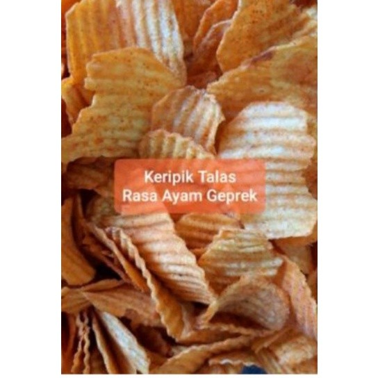 

Keripik Talas Rasa Ayam Geprek 250gr