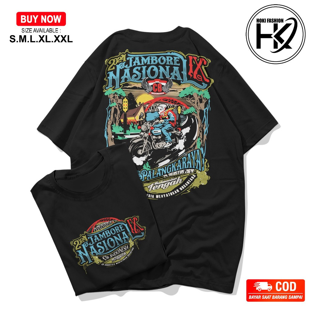 KAOS JAMNAS CB INDONESIA PALANGKARAYA KALIMANTAN TENGAH / KAOS JAMBORE NASIONAL CBI ORIGINAL