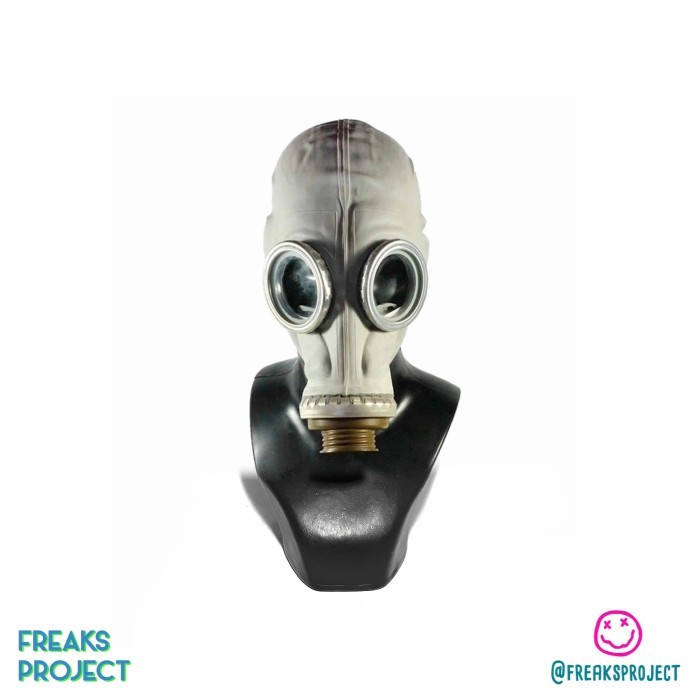 ✨F.SK✨ -  READY STOCK Gas Mask GP-5 - 2y, Abu-abu